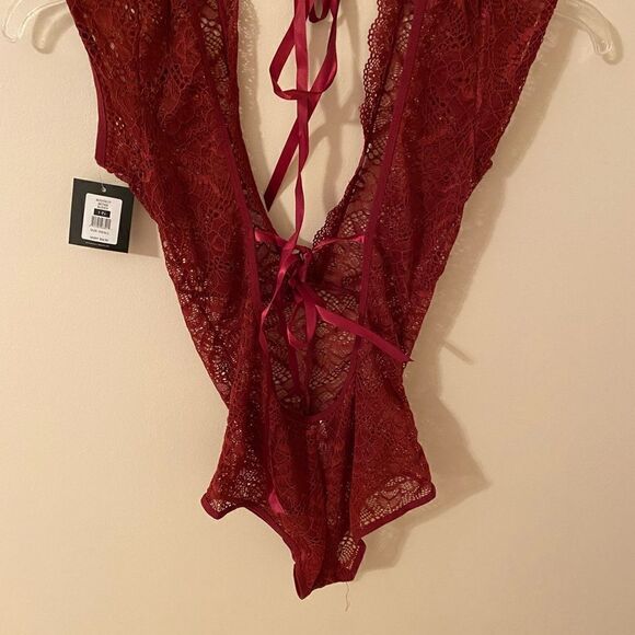 Lace Bodysuit Just Sexy Lingerie Roden Sz S NWT - Picture 5 of 9